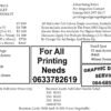 Printing And Graphic Designs